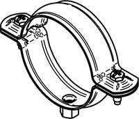 Collier de descente cylindrique pré-galva - Embase 7-150MM Ø80MM - Frenehard et Michaux