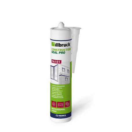 Silicone bâtiment menuiserie illbruck FA101 pierre RAL1013 – 310ML