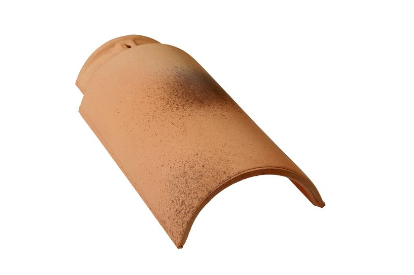 Faitière / aretier à emboitement de 33 fériane/gallo-romane/système stop terre cuite silvacane littoral - long. 40,3 cm x larg. 22,5 cm