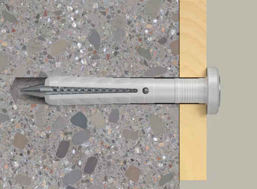 CHEVILLE A FRAPPER N A COLLERETTE LARGE D6X80 BOITE 50