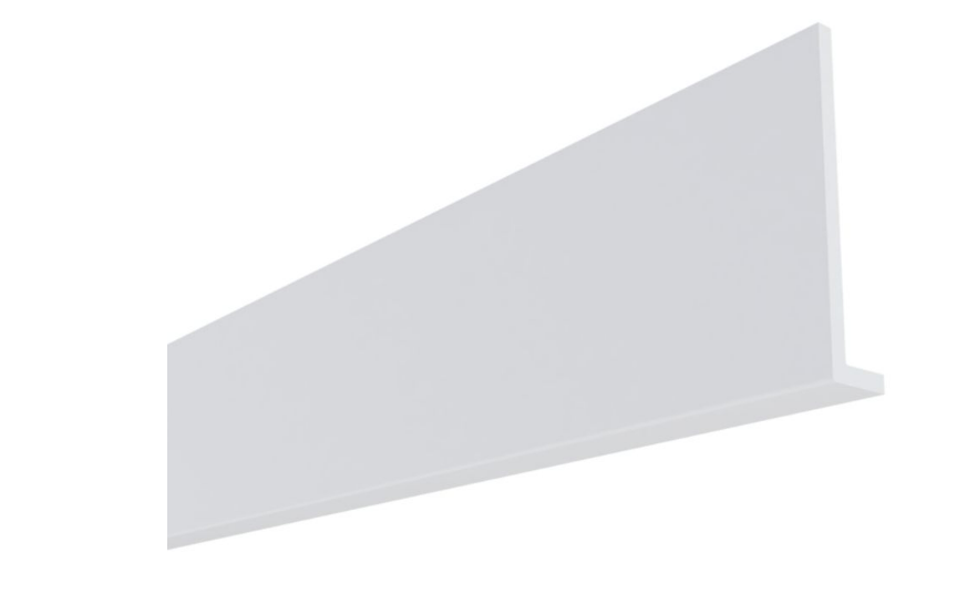 Planche de rive PVC BLANC RIVECEL L9 35mm 9x200x5000mm