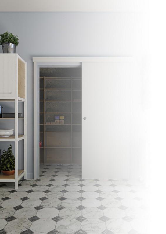 KIT TAPPE BLANC A PEINDRE POUR RAIL 99104006 ET CHAMPLAT POUR PORTE COULISSANTE