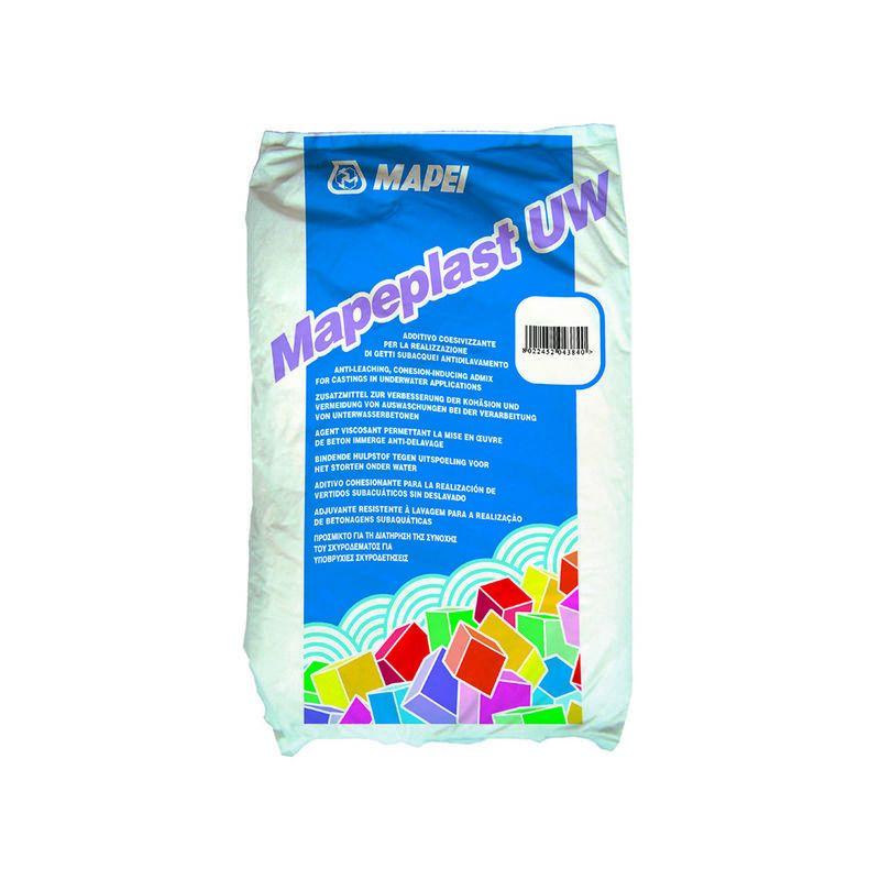 Agent anti-délavage en poudre MAPEPLAST UW - carton de 4 x 3kg