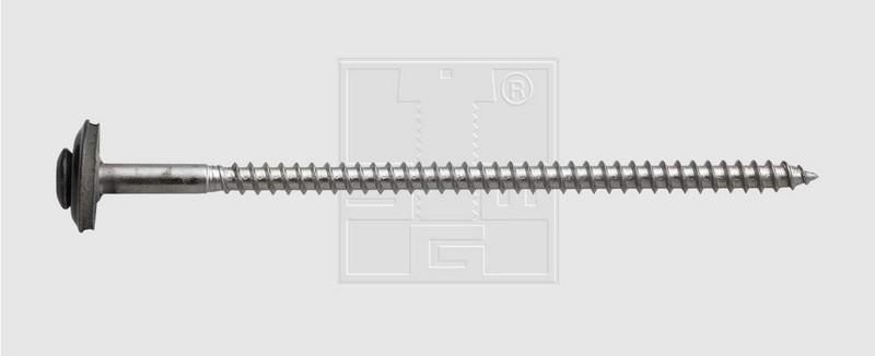 VIS SPENGLER INOX - GRIS ANTHR.  4.5 X 65 mm - DIAM. 15 TX20 - INOX A2 - P/100