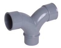 COUDE DOUBLE PARALLELE GRAND RAYON MALE-FEMELLE 87°30 DIAMETRE 50 - OJ8