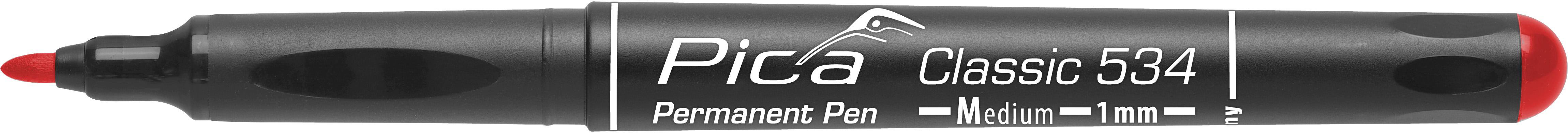 Feutre medium permanent 1mm rouge - Pica