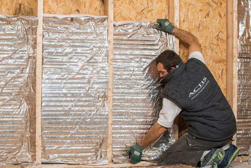 Panneau isolant alvéolaire HYBRIS Ep 125 mm L 1.145 m x l 1.20 m