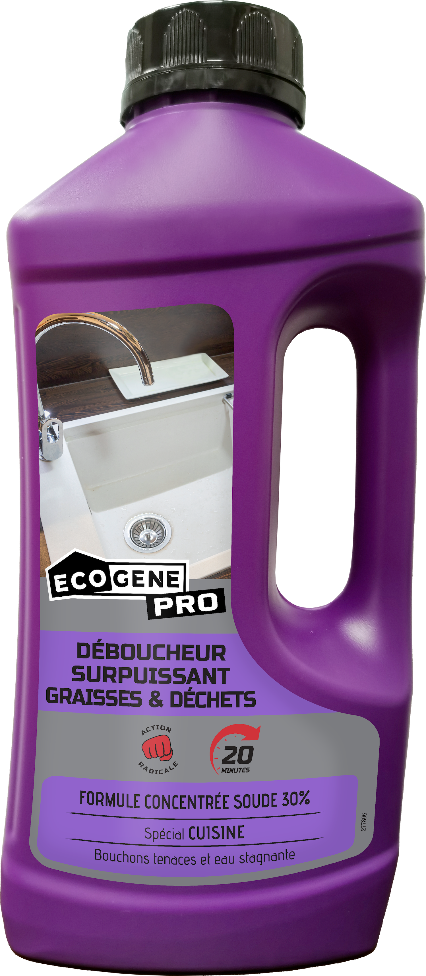 Déboucheur surpuissant graisses et déchets - 1L