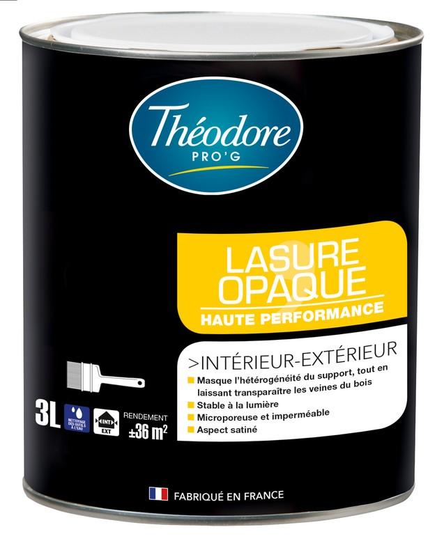 Lasure opaque aqua Theodore Pro'G bois base BTM 3 L