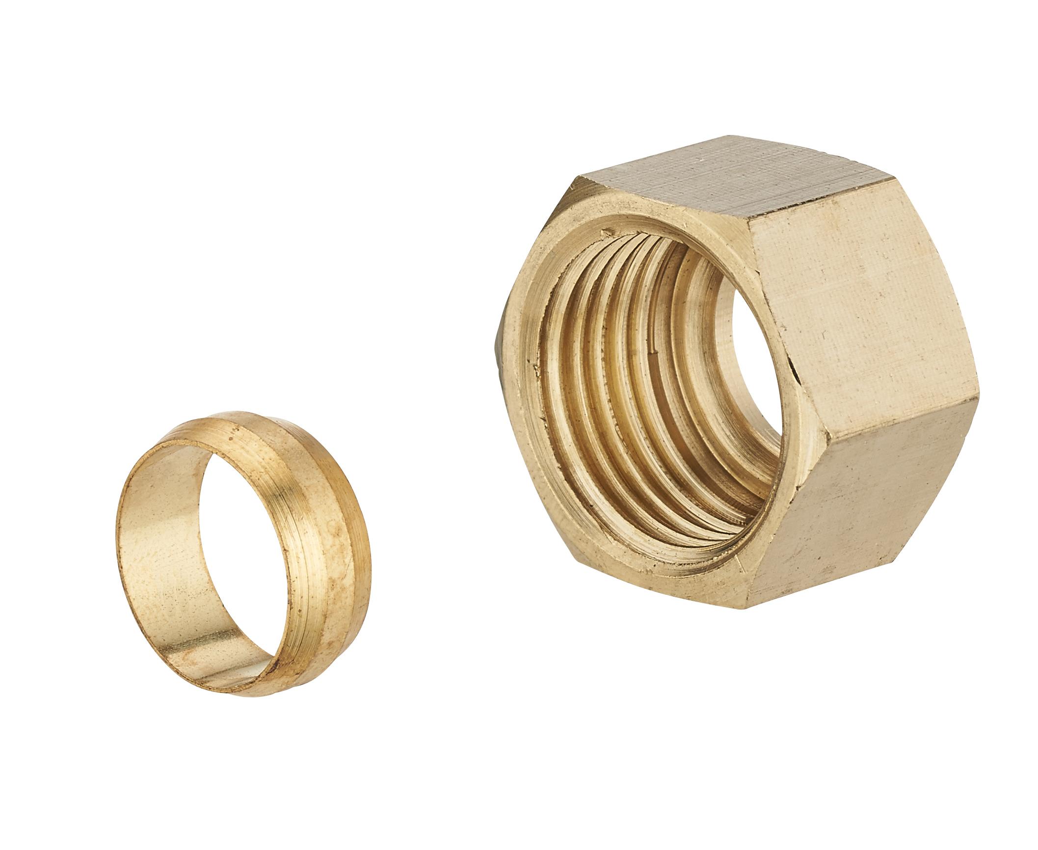 ECROU ET OLIVE BICONE F 1/2 Ø14  