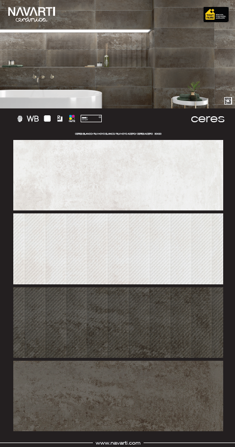 Panneau expo CERES 30x90 Ton froid - Pnx format 1925x1000x20mm