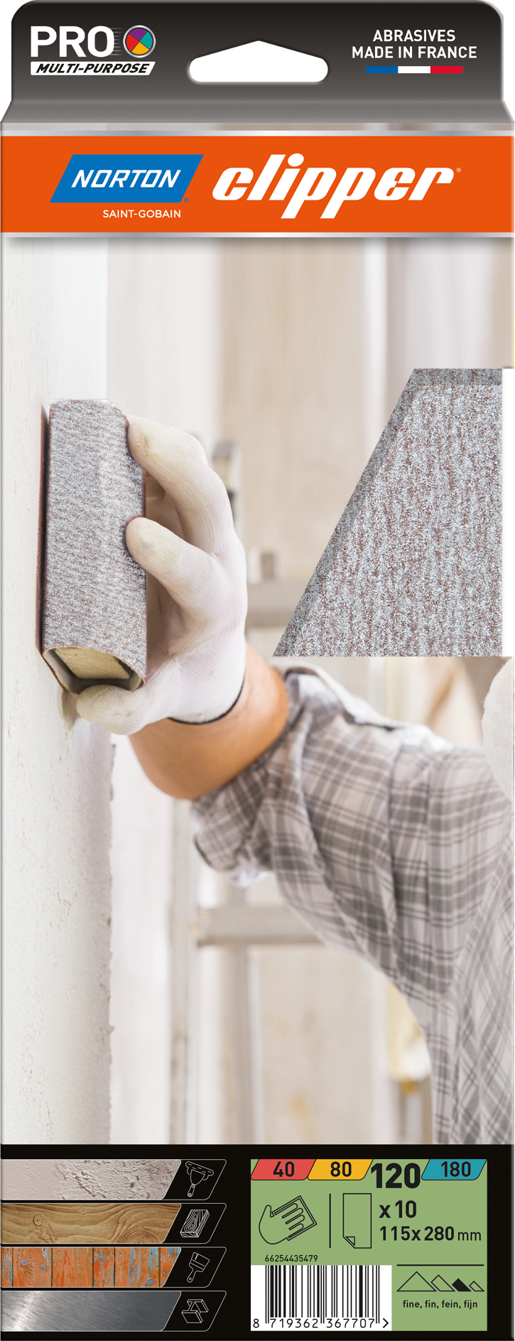 Feuilles Papier Multi-usage Corindon 115x280 G120 - Lot de 10