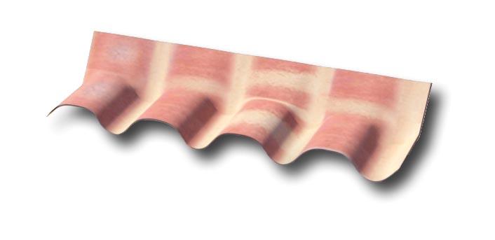 RACCORD MUR POUR PLAQUE SUPPORT DE TUILE 230 MONACO 964 mm