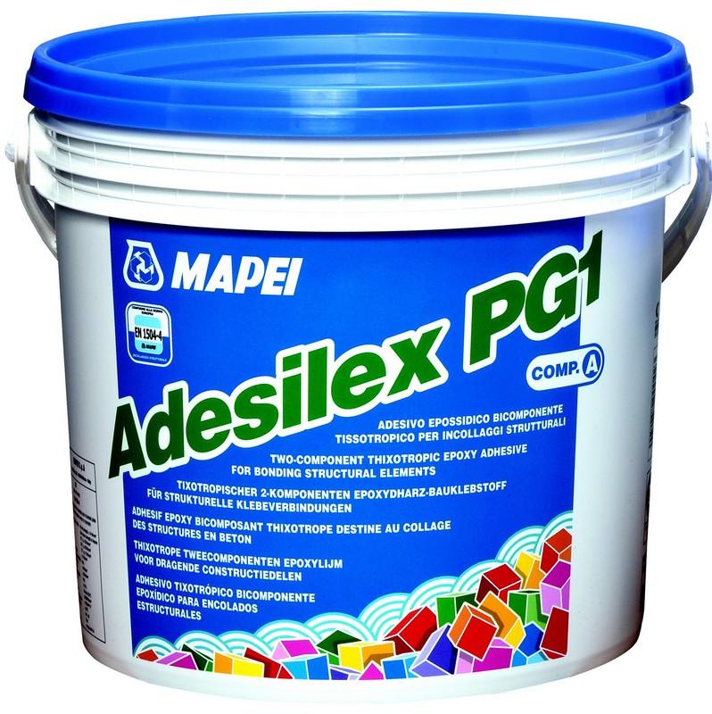 ADHESIF EPOXY THIXOTROPE BI-COMPOSANT ADESILEX PG1 KIT 6 KG COMPOSANT A 4.5 KG