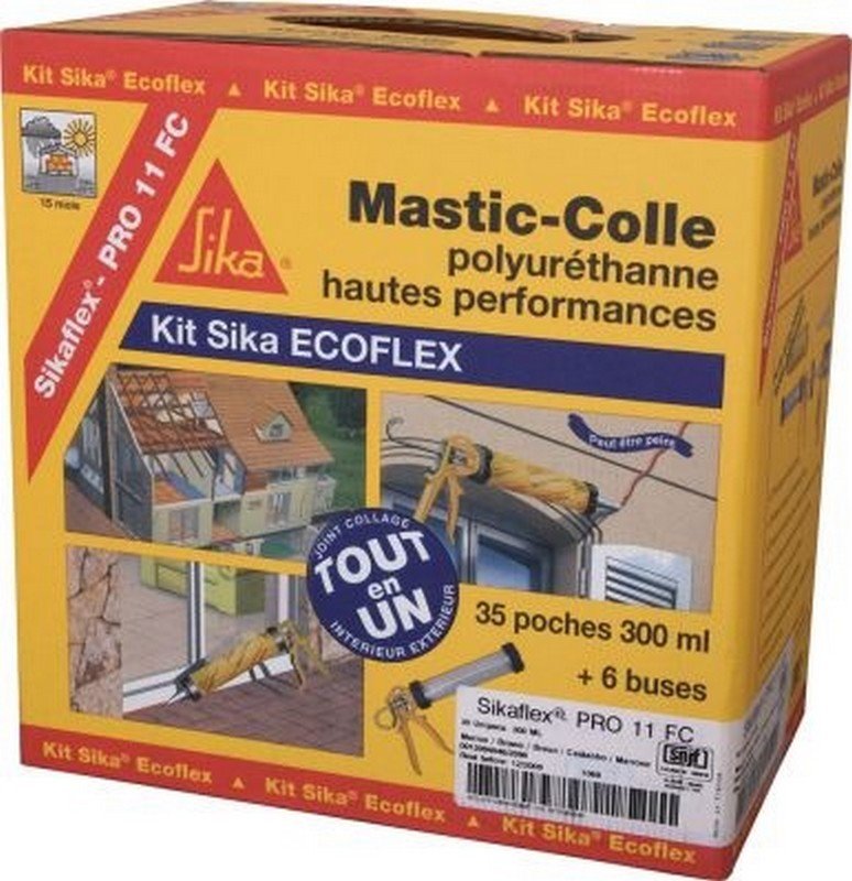 Colle mastic multi-usages blanche 11FC Sika