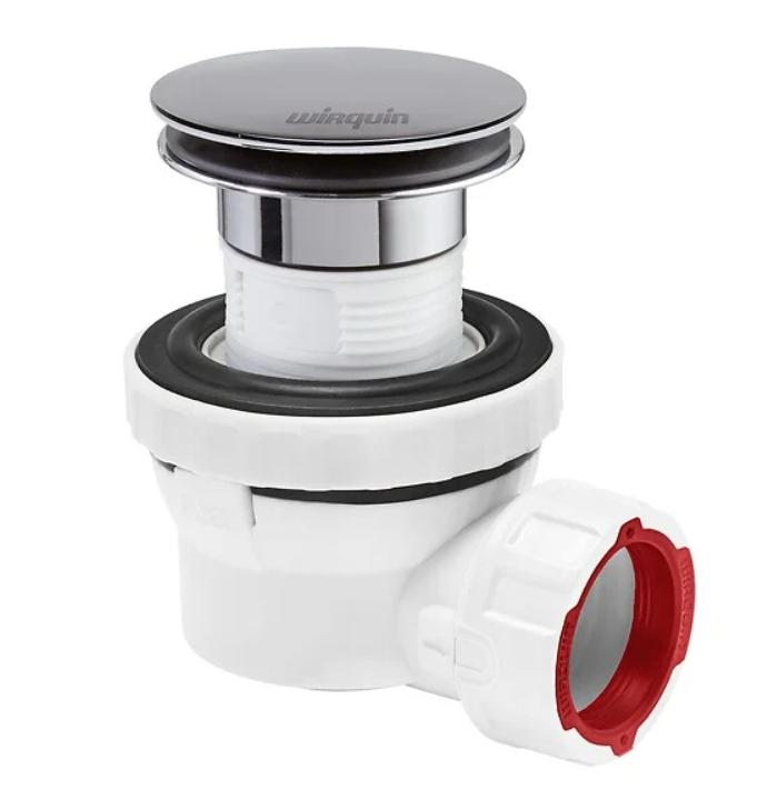 Bonde/siphon de lavabo NANO 6,7 Quick- clac ultra compact               
