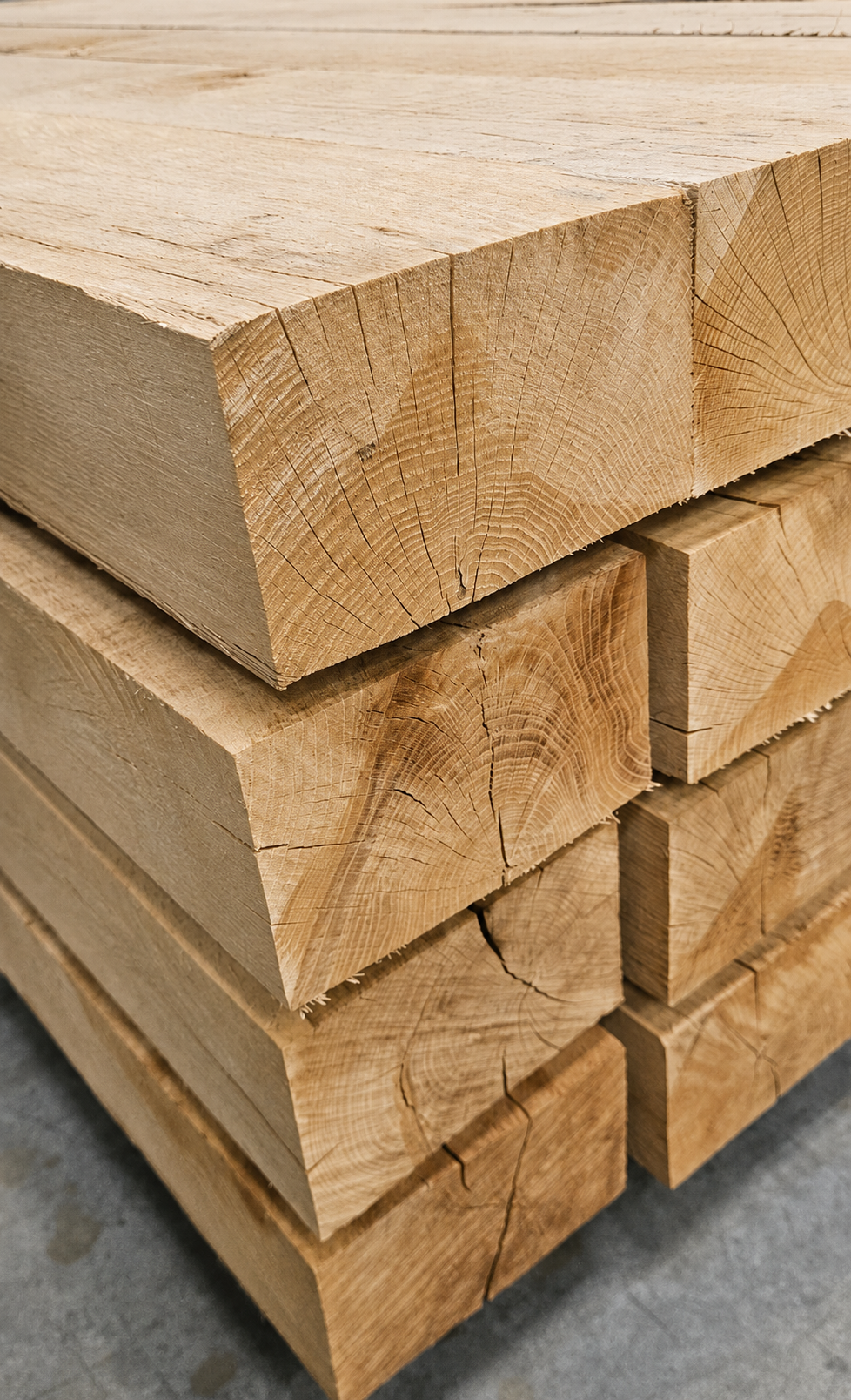 Traverse chene Premium 120x200mm 2m60