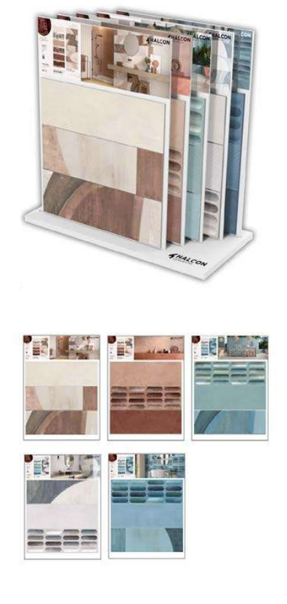 Crémaillère Expo Faïence TERRA 