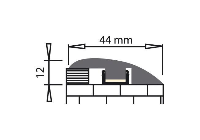 PROFIL FORTE EGALISATION 103 NOYER AUTHENTIQUE 2700 X 12 MM
