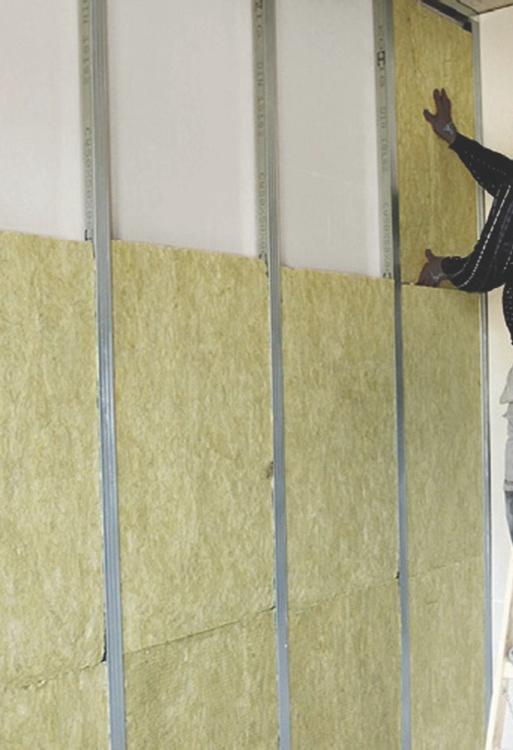 Panneau isolant en laine de roche ALPHAROCK L 1350 x l 600 x ep 60 mm R 1.75