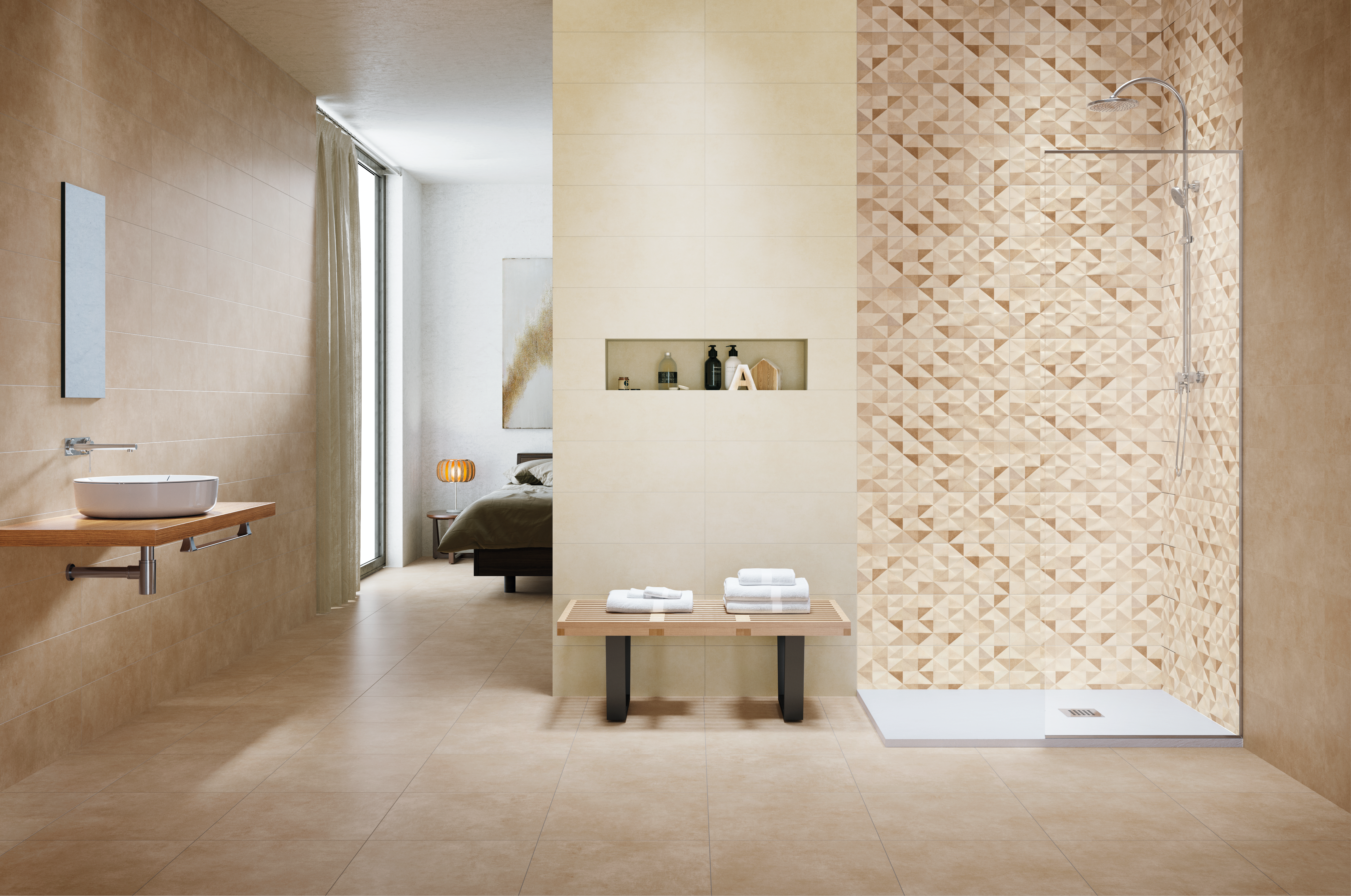 Carrelage mural faïence DARLEN 20 x 60CM ép.9MM Alder Brown 