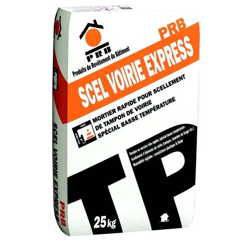Mortier rapide spécial basse température PRB SCEL VOIRIE EXPRESS 25kg