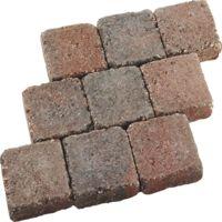 PAVE VIEILLI CAROSOL 10.2X10.2X3.7 CM ROUGE FLAMME NOIR
