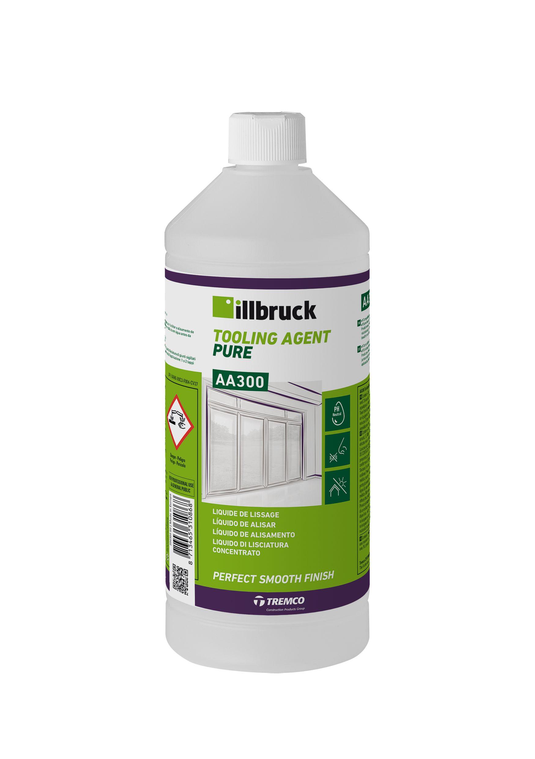 Liquide de lissage concentré pour joint mastic AA300 bidon de 1L - Illbruck