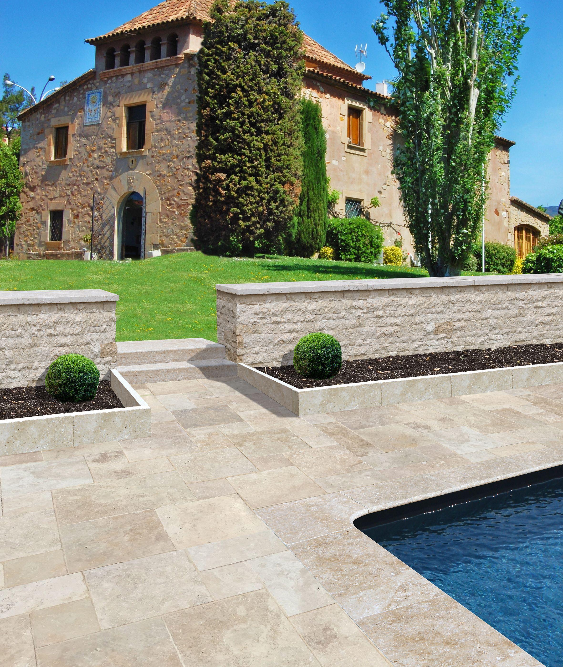 Plinthe CLASSIC Tumbled 7,5 x 40,6 x 1,2 cm Travertin 1er