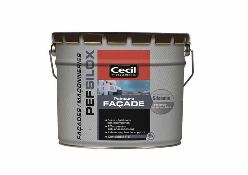 Peinture façade PEF SILOX - Blanc Mat - Seau de 2,5L