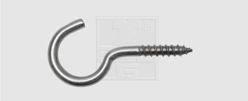 CROCHET A VISSER INOX 40 mm - P/6