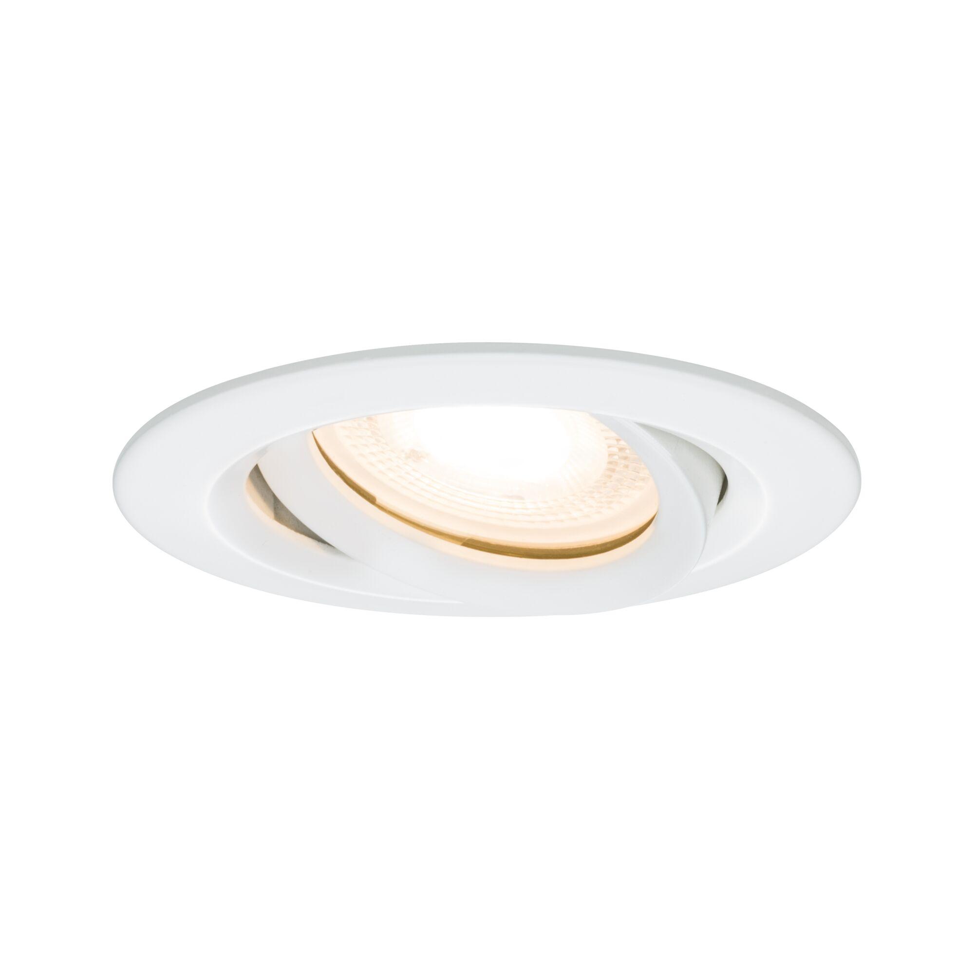 Spot encastré Nova Plus orient. 30° Ø93MM GU5,3/GU10 max.35W grad bl 230V/12V IP65