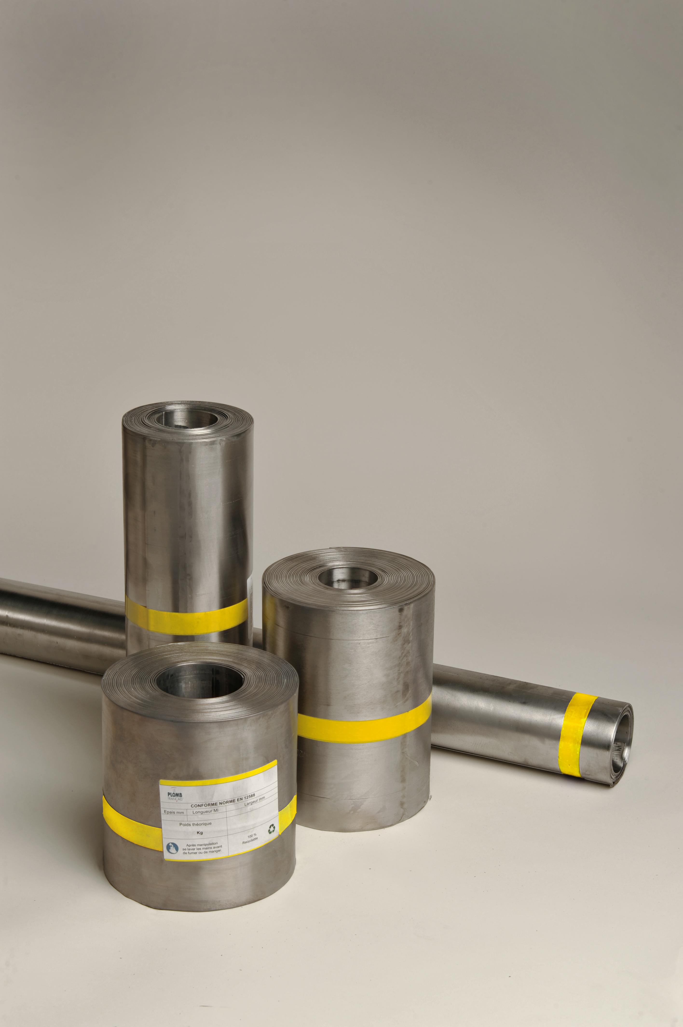 Plomb bande de filet 10000 x 250MM ép.1,50MM