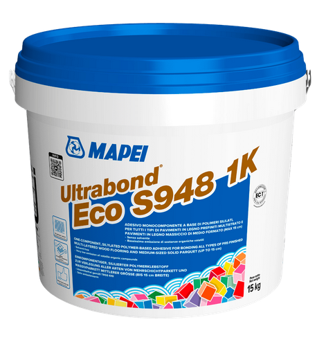Colle polymère parquet - ULTRABOND ECO S948 1K - Seau de 21kg