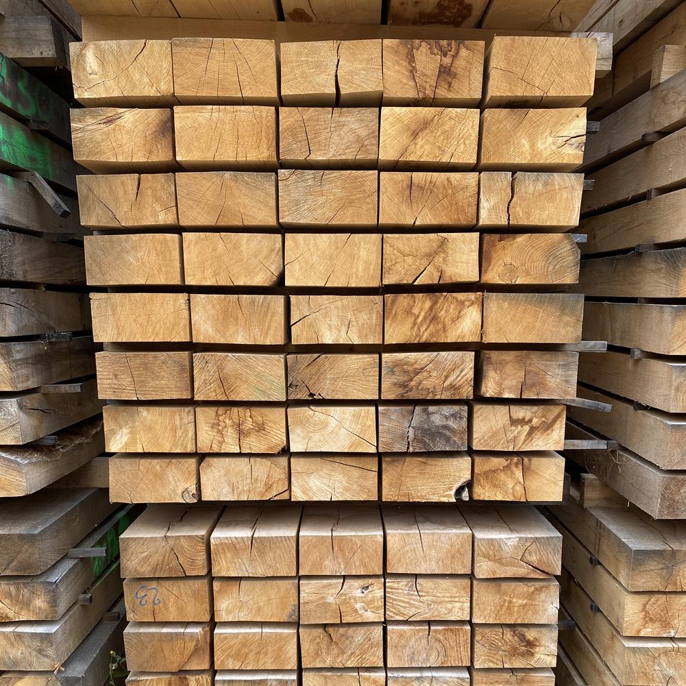 Traverse Chêne Français Elégance 3/4 arêtes vives - 100x200MM L.1,50M