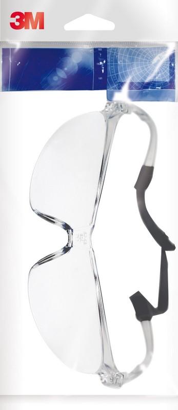 Lunettes de protection 71501 00001M - TORA incolore. antirayures et antibuée - livré avec cordon