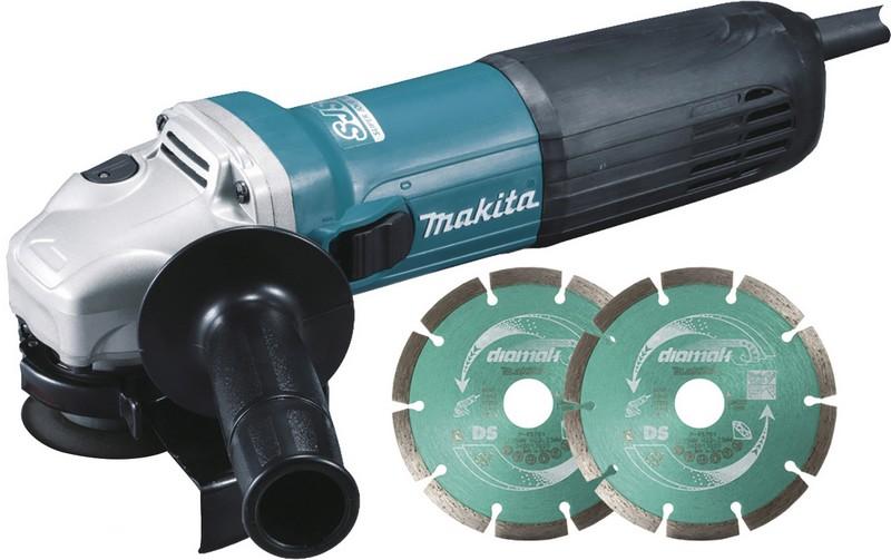 Meuleuse Diam.125 mm 1100 W  kit d'accessoires