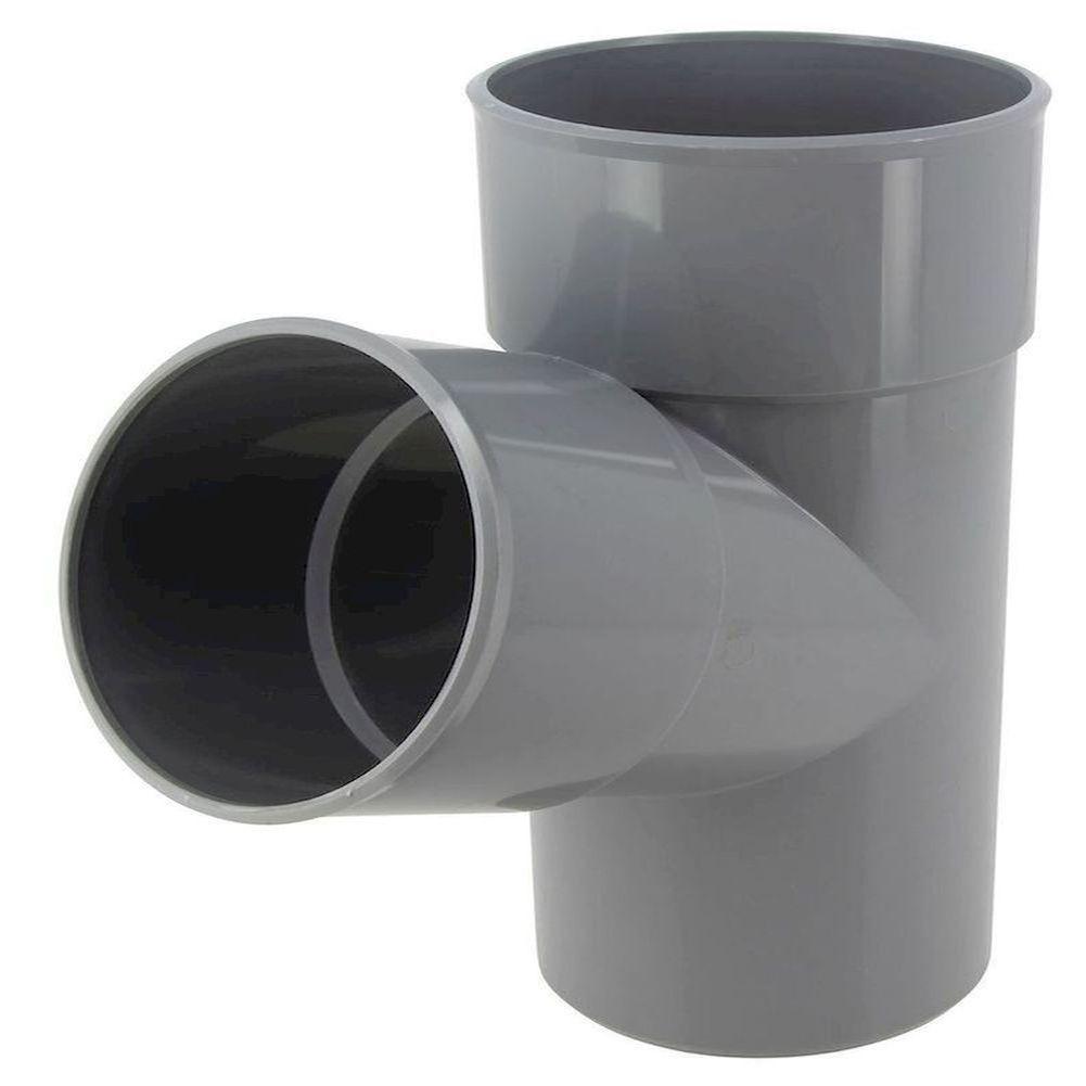 Culotte simple PVC 67° 30' MF - Ø100MM