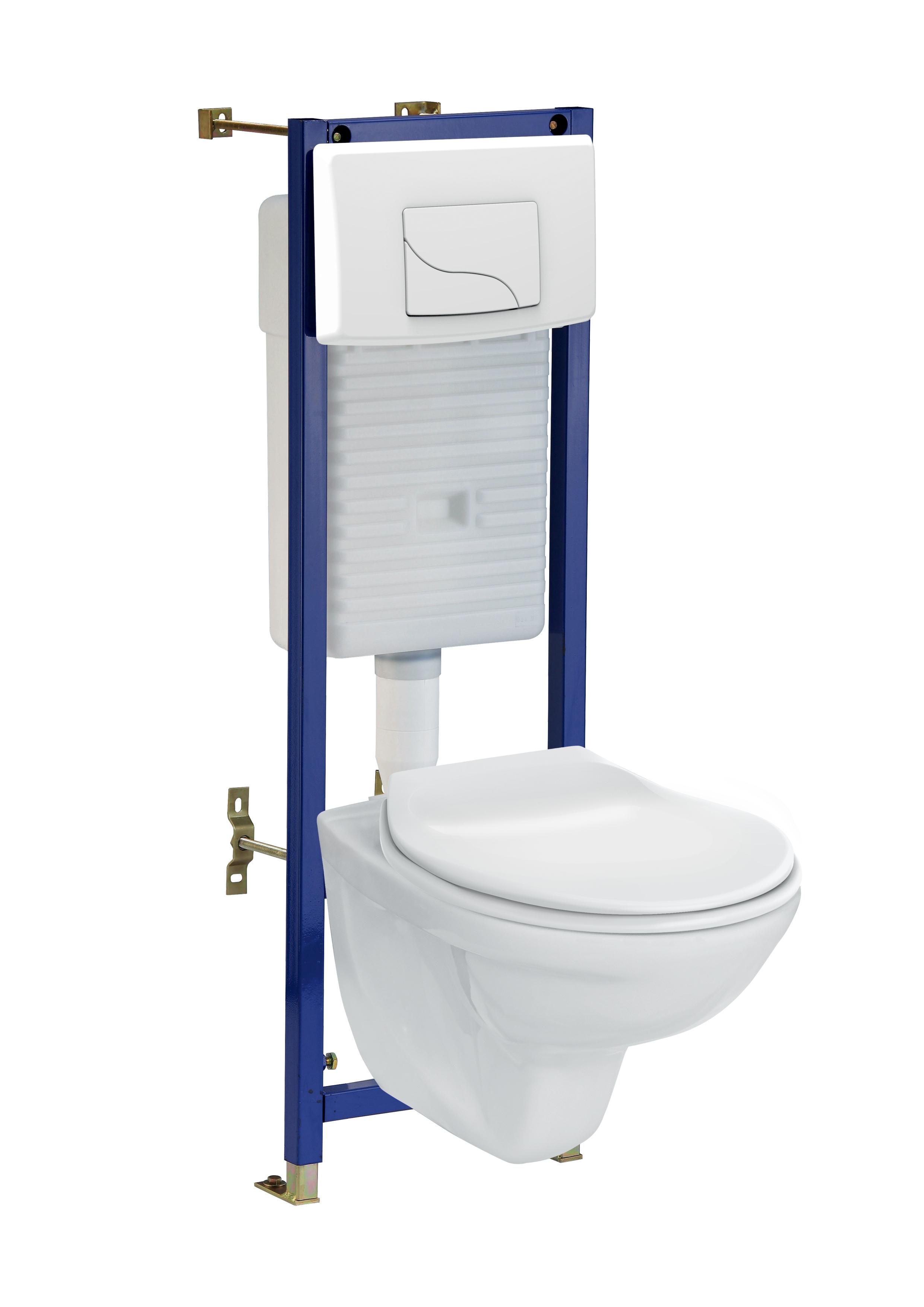 Pack WC suspendu mural BASIA NF - Siamp