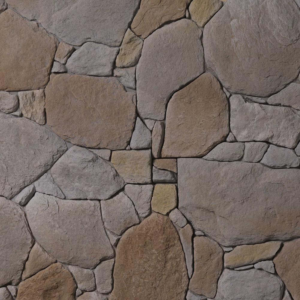 PAREMENT PIERRE RECONSTITUEE MANITOBA ROCAILLE 71 X 46,5CM EPAISSEUR 4CM 