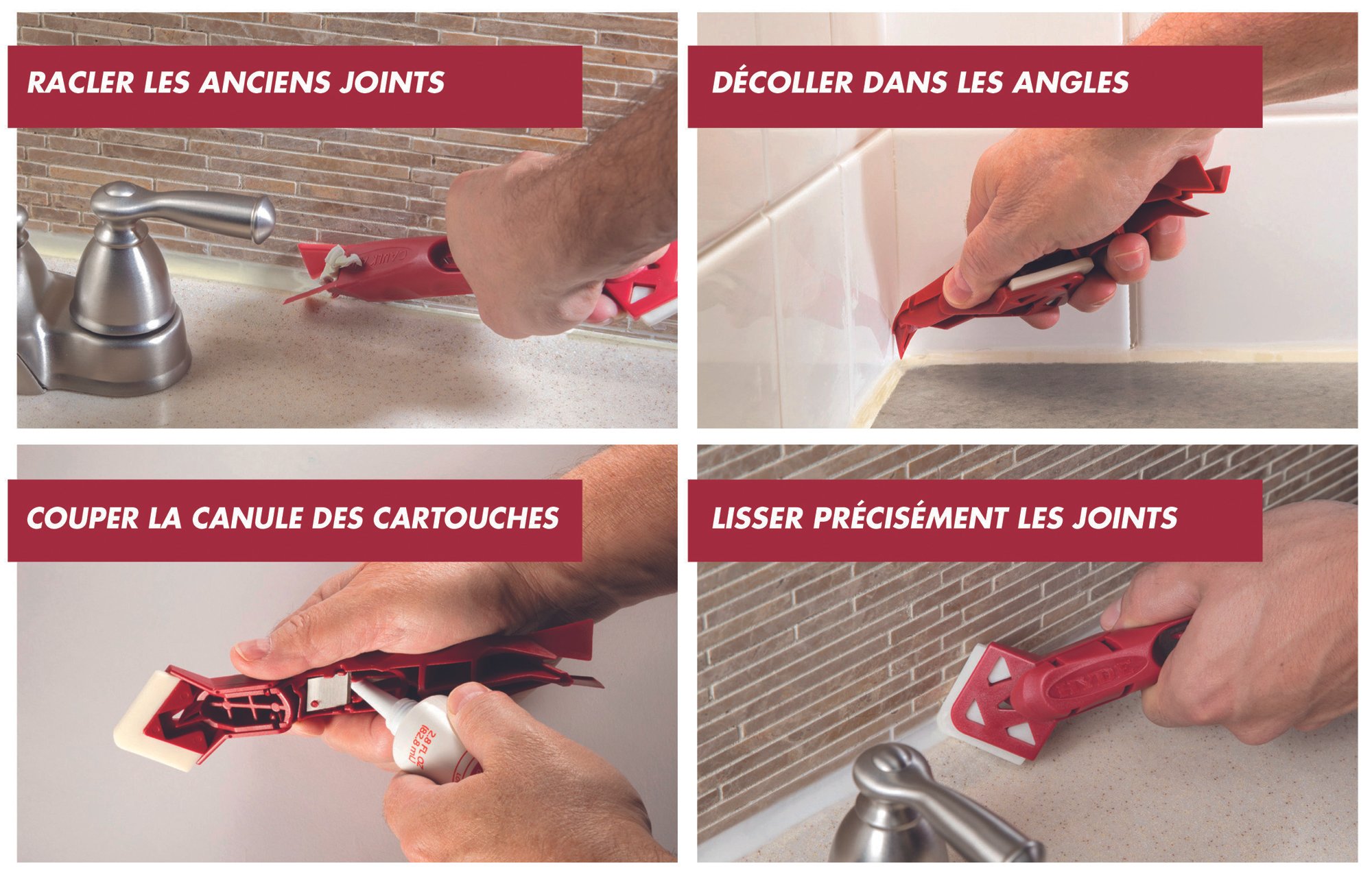 OUTILS POUR JOINTS EN SILICONE RAC'LISS