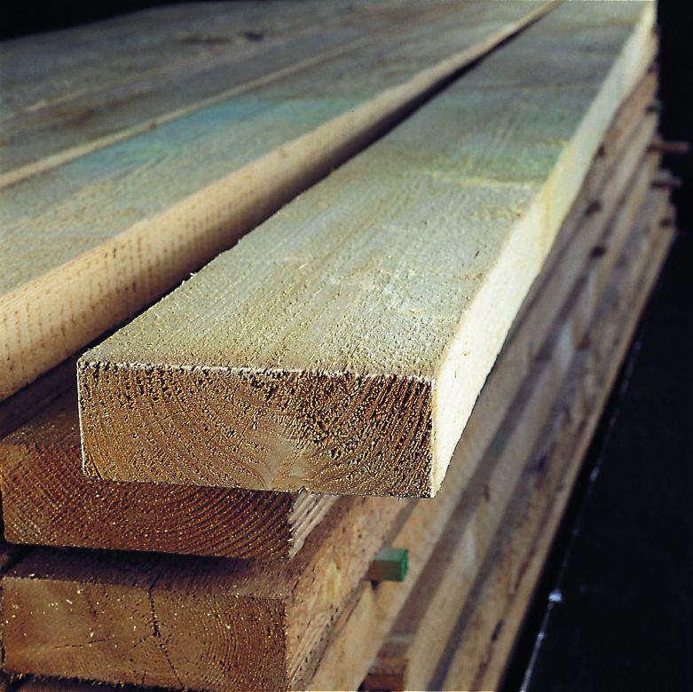 MADRIER 100 MM X 300 MM X 6.5 ML TRAITE CLASSE 2