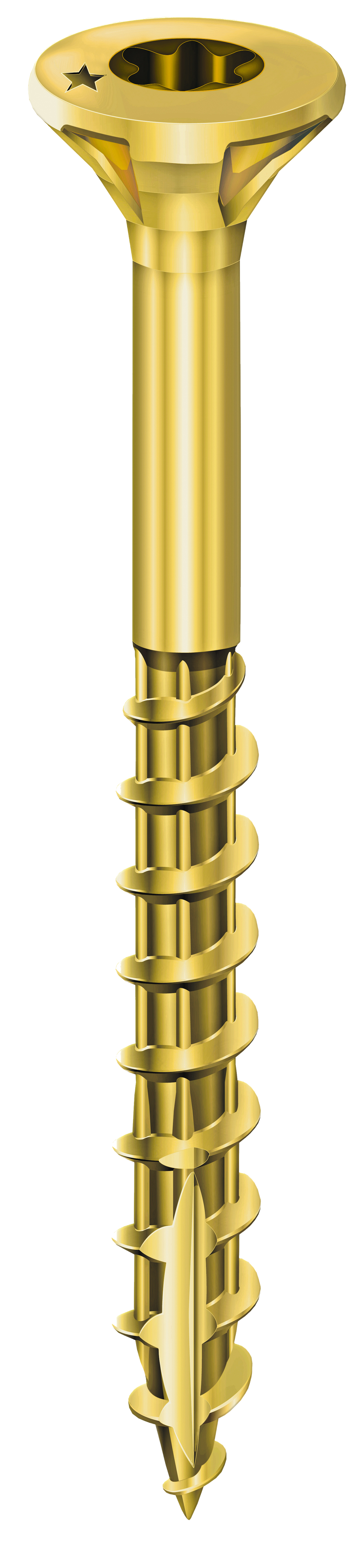 Vis ROCKET TX Tête fraisée Acier bichromaté 4x45/30 Boite de 500