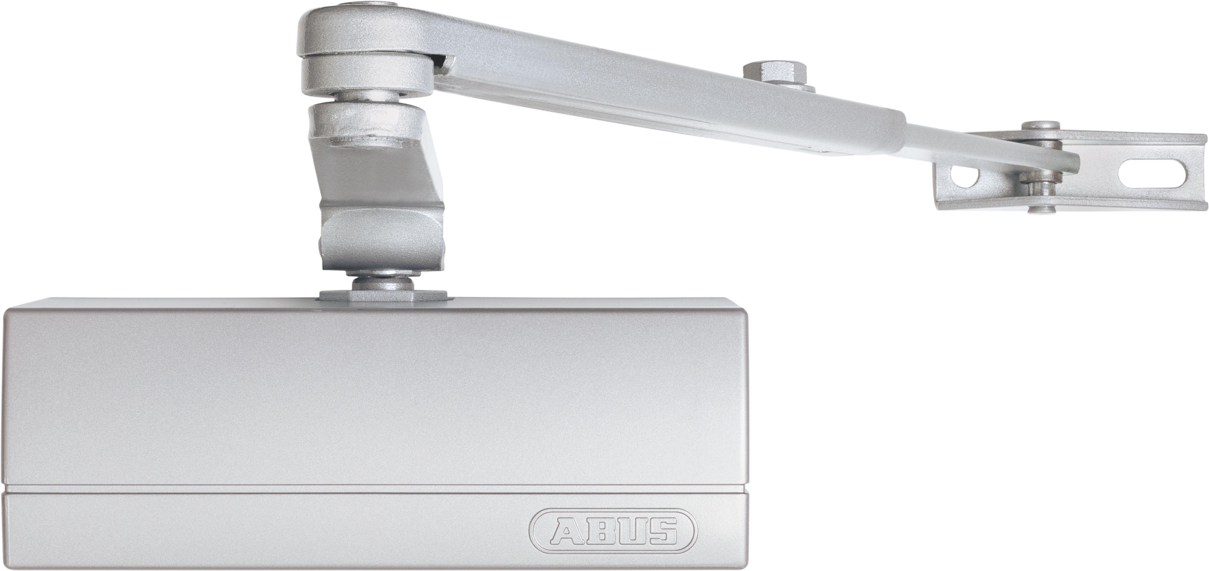 Ferme-porte aluminium 65KG max avec capot argent – Modèle AC5023