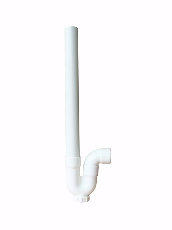 SIPHON PVC MAL SPLE HORIZ 40 KIT BLANC