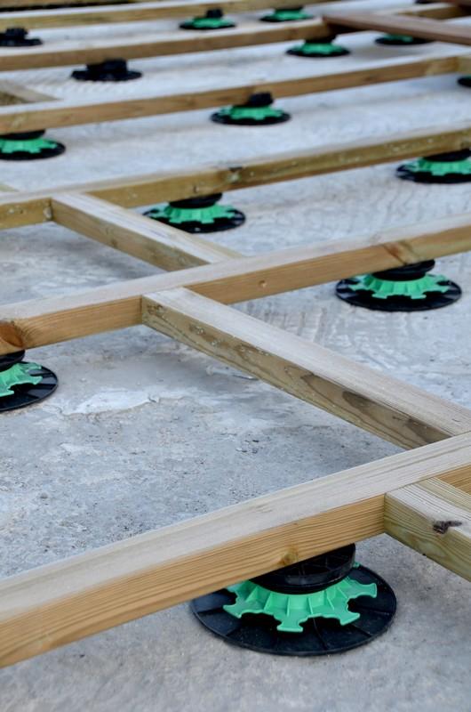 Plot réglable HL pour terrasse bois hauteur 140/230MM - Gamme Essentiel