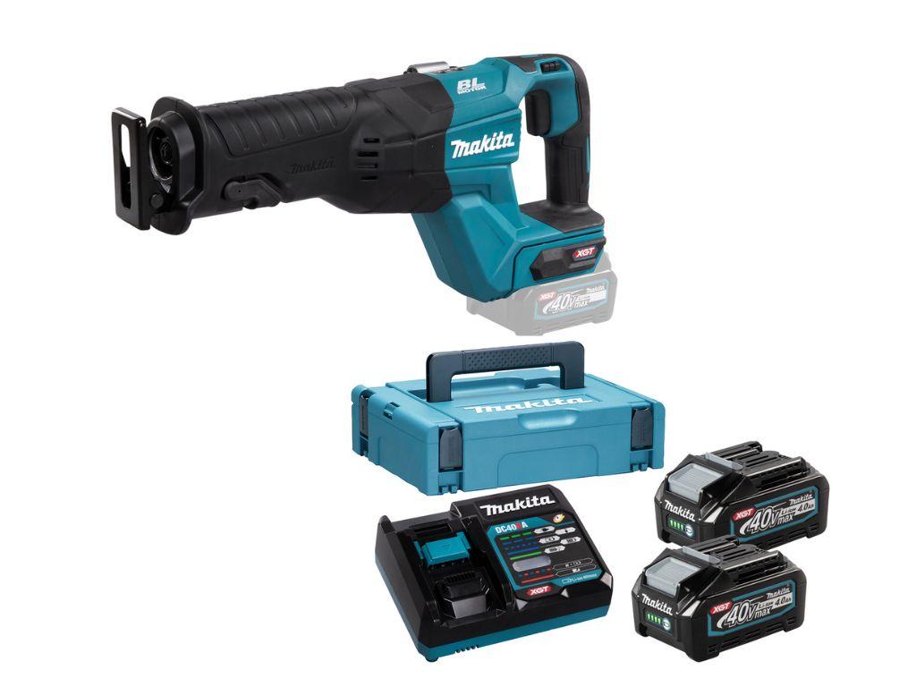 Pack MAKITA XGT 40V Scie sabre + pack énergie