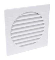 GRILLE EXTERIEURE POUR TUBE DIAMETRE 200 AVEC ANTI INSECTE BLANC - GETM20B