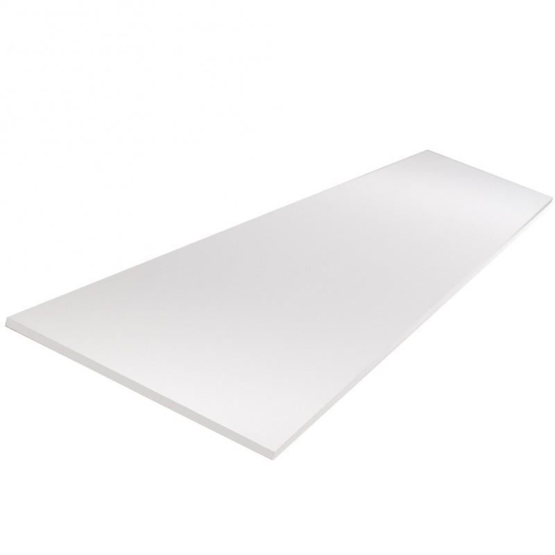 Tablette mélaminée blanche 300 mm