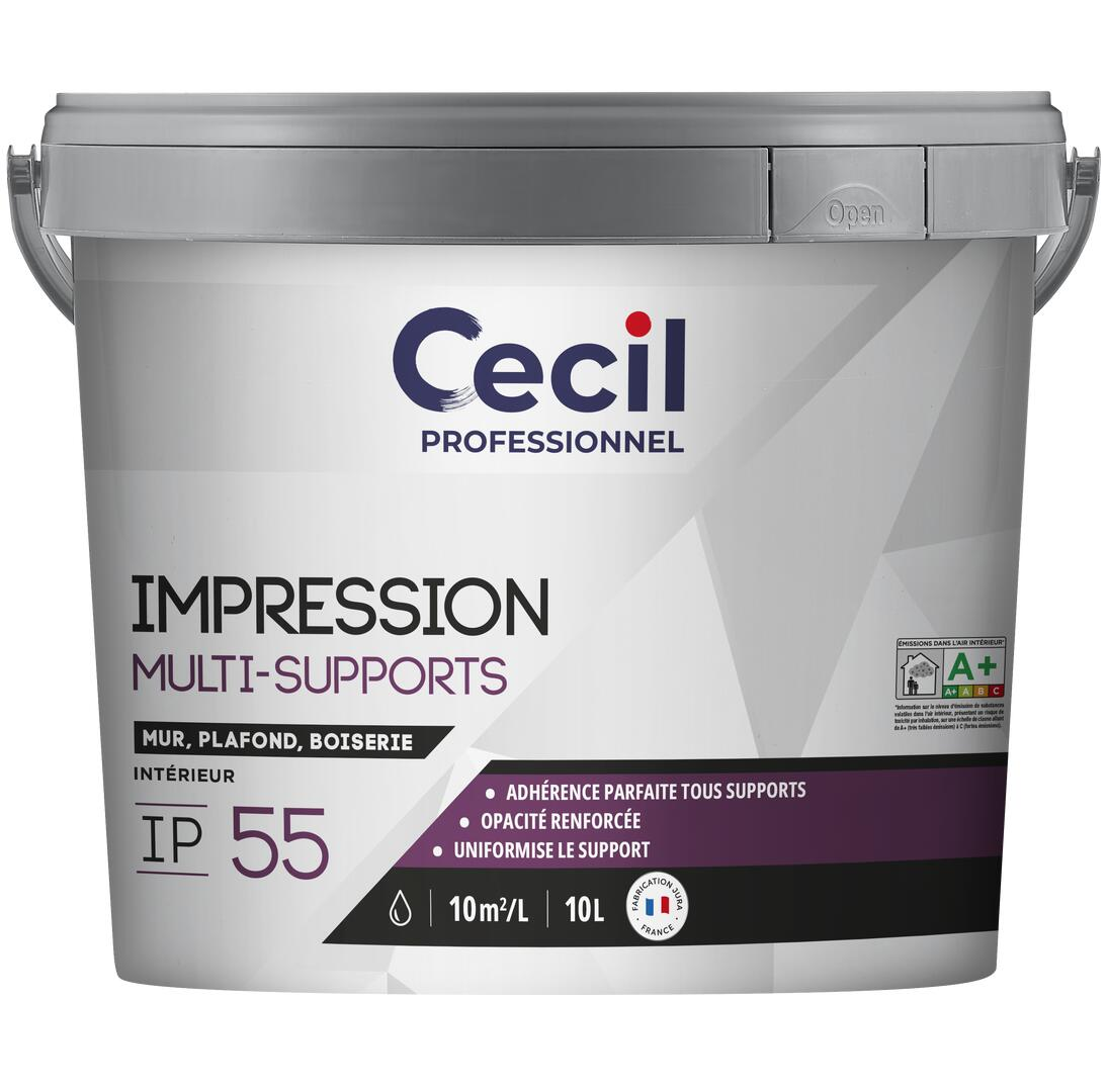 Sous-couche d'impression multi-supports Cecil IP55 10 L